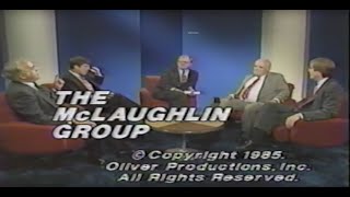 The McLaughlin Group  July 20 1985 [upl. by Granlund]