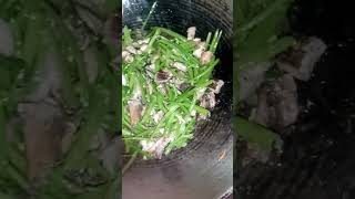 Adobong kangkong highlights food [upl. by Cairns]