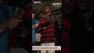 GERSON É PEGO DE SURPRESA AO VIVO SOBRE SAÍDA DE GABIGOL  COPA DO BRASIL  shorts  geglobo [upl. by Stillman]