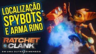 SPYBOTS LOCALIZAÇÃO E COMO PEGAR A ARMA RINO RATCHET E CLANK RIFT APART [upl. by Yeliac378]