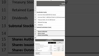 Stockholders Equity Analysis What are shares issued and outstanding accounting finance [upl. by Dasya]