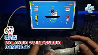 MALAYSIA v INDONESIA GAMEPLAY  PIALA AFF SUZUKI CUP 2010 PES ISL CLASSIC 2010 PPSSPP [upl. by Elocn70]