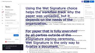 2024 11 13 DocuSign CLM When Counterparty Signs and Emails Document Outside of eSignature [upl. by Ellehcyar782]