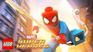 SPIDERMAN LEGO Marvel Super Heroes  SpiderMan Superhero Cartoon Video Game PS4 [upl. by Mientao]