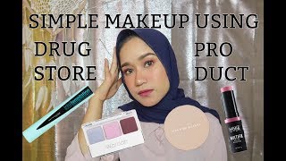 Simple Makeup Using Drugstore Product  Natasya Nafisah [upl. by Radloff]