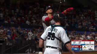 MLB The Show 23 Nationals At Marlins Game 2 [upl. by Philbert365]