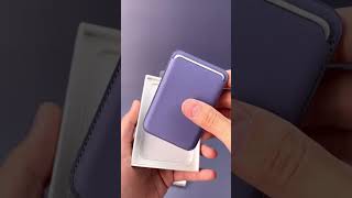 Apple wallet unboxing apple applewallet iphone unboxing oddlysatisfying satisfying [upl. by Acissev]