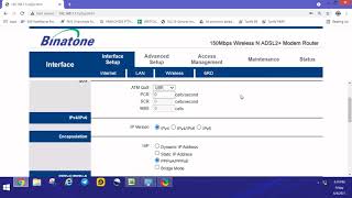 BINATONE ADSL MODEM COMPLETE SETUP AND INSTALLATION [upl. by Wit]