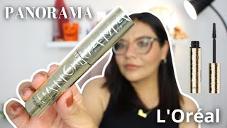 ¡NUEVO RIMEL Panorama de LOréal en pestañas muy cortas💄 A prueba de agua💧 [upl. by Aynod260]