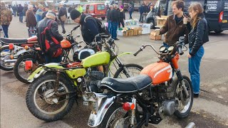 KEMPTON PARK MOTORCYCLE AUTOJUMBLE  Bikes amp Spare Parts amp Tools amp EVERYTHING ELSE MOTORCYCLING Here [upl. by Hogue]