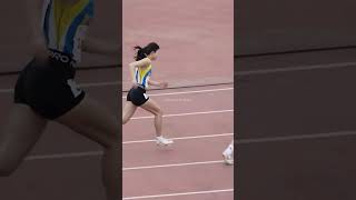 Girl running in Olympics  shorts women running olympics olympicgames [upl. by Nomyt272]