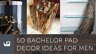 50 Bachelor Pad Decor Ideas For Men [upl. by Brackett]