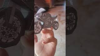 Energica ego electric bike paper craft artist [upl. by Ytissac]