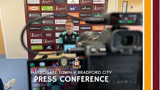 PRESS CONFERENCE Alexander looks ahead to Citys trip to Harrogate Town [upl. by Yecal]