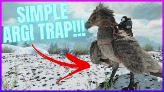 SUPER SIMPLE ARGI TRAP  Ark Survival Ascended [upl. by Peedus]