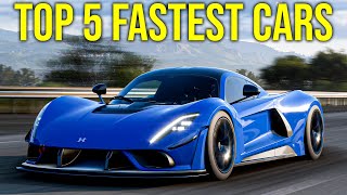 Updated Top 5 FASTEST Cars in Forza Horizon 5 [upl. by Daley]