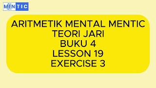 TEORI JARI  BUKU 4  LESSON 19  EXERCISE 3 [upl. by Hans]