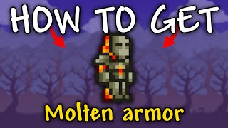 How to Get Molten Armor in Terraria  Molten Armor Guide [upl. by Lardner577]