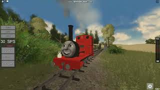 Roblox Thomas Gameplay Driving Rheneas In The Skarloey Railway  Early Access [upl. by Madancy]