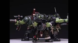 Amazing Warhammer 40K Ork Kommandos Painting Display [upl. by Colson]