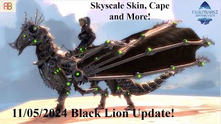 GW2  11052024 Black Lion Update  Clockwork Skyscale Skin and More [upl. by Hoag]