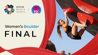 Womens Boulder final  NEOM 2024 [upl. by Callery]