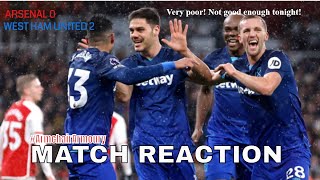 Arsenal v West Ham United Match Reaction  ArmchairArmoury 2324 [upl. by Aihsinyt624]