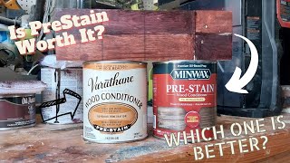 Does Varathane or MINWAX Pre Stain Wood Conditioner Make a Difference [upl. by Adabelle]