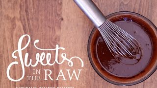 Chocolate Sauce Sweets In The Raw Naturally Healthy Desserts [upl. by Kila]