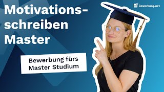 Motivationsschreiben Master  Formulierungsbeispiele [upl. by Whittemore]