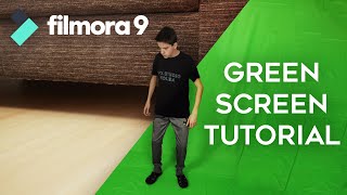 Filmora9  Green Screen Tutorial│Green Screen Keying [upl. by Ahsiei]