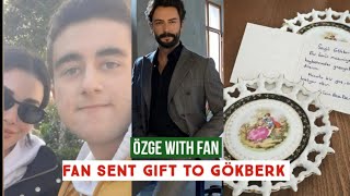 Özge yagiz with Fan Fan Sent Gift to Gökberk demirci [upl. by Annibo]