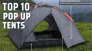 Top 10 Best Pop Up Tents 2023  Quick and Easy Camping Solutions for Your Outdoor Escapades [upl. by Crescin]