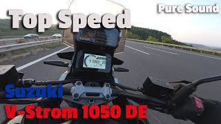 VStrom 1050 DE Top Speed  GPS [upl. by Nesbitt]