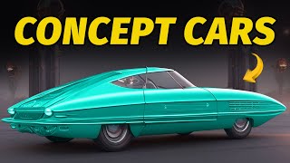 Top 10 Coolest Concept Cars From 50s And 60s [upl. by Nnailuj45]