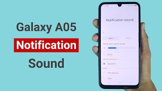 How to Change Notification Sound in Samsung A05 [upl. by Toulon]