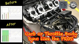 How to sync carburetors amp throttle bodies with the electronic Proptech Dsynch Tool Fast High Tech [upl. by Alba]