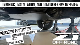 Precision Protection Z1 OffRoad Transmission Skid Plate 2022 Nissan Frontier [upl. by Atirahc203]