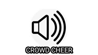 CROWD CHEER SOUND EFFECT [upl. by Kcim20]