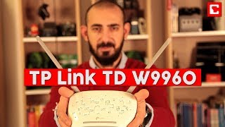 TP Link TD W9960 İnceleme  ADSL Modem Router [upl. by Etnasa308]