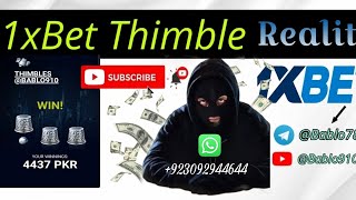 Thimble Hack 1XBET ♥️ Watch 👀 Full Video How its Working ✅ Anyone Interested Text Me On WhatsApp 🧾 [upl. by Marj]