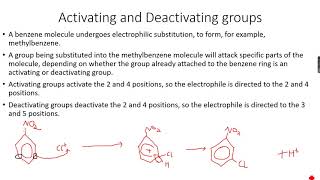 ALevel Chemistry Benzene and its compounds Part 18 [upl. by Eadmund]