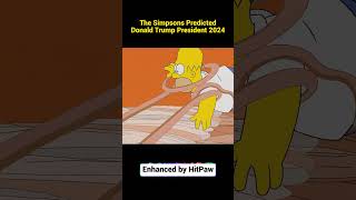 🤣The Simpsons Predictions 2024  Donald Trump President [upl. by Ardnaxela]