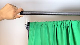 DIY CHEAP DOUBLE BACKDROP STAND TWO LAYER BACKDROP DIY DOUBLE BACKDROP STANDSETUP DOUBLE BACKDROP [upl. by Assele]