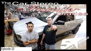 Ram  Kenwood  Maestro AR stereo install Installer Diaries 22 [upl. by Arlin82]