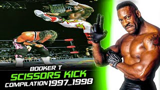 Booker T Scissors Kick Compilation 19971998 [upl. by Ariaj]