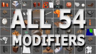 All 54 Modifiers in Blender Explained in 10 Minutes [upl. by Atnamas]