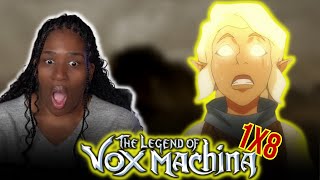 The Legend of Vox Machina 1x8 Reaction  Silver Tongue [upl. by Nylekcaj]