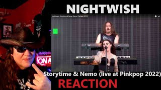 Nightwish  Storytime amp Nemo live at Pinkpop 2022 REACTION nightwish reaction symphonicmetal [upl. by Medin94]