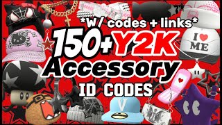 ☆Roblox Y2K accessory id codes  w links  Berry avenue Brookhaven Bloxburg ♡  Faiyes codes [upl. by Carvey]